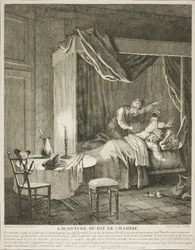 The Adventure of the Chamber Pot, plate four from Scenes of the Comic Novel