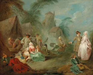 A military camp