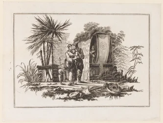 A Family, from "Nouveau Cahier de Six Feuilles De Différents Sujets Chinois Historiés"