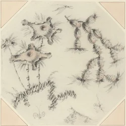 Bamboo Flowers and Cactus