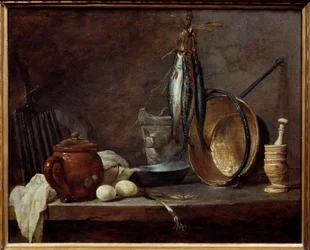 Menu of Lean and Kitchen Utensils. Still Life