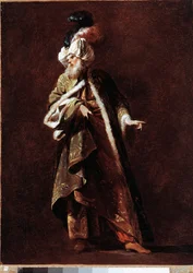 The Imam of the Great Mosque - Painting by Jean Barbault (1718-1762) 1748