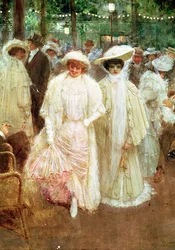 The Gardens of Paris, or The Beauties of the Night, 1905 (detail)
