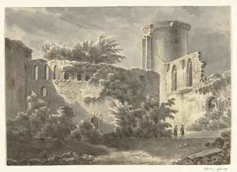 View of the Courtyard of Château de Botwel