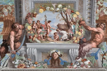 One of the Forty-One Panels with Scenes Which Narrate the Events of Bacchus