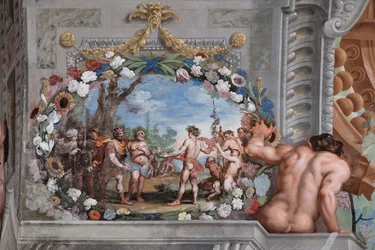 One of the Forty-One Panels with Scenes which Narrate the Events of Bacchus