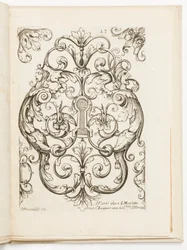 Plate 13, from Various Designs for Locksmiths
