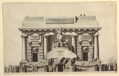 Design for Temple of Justice or Temple of Immortality