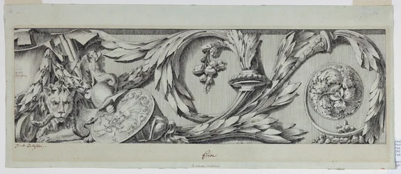 Frieze with Rinceau, 1775–80
