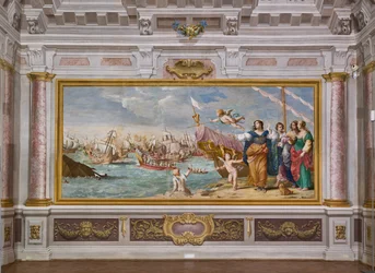 Meeting of Mark Antony and Cleopatra