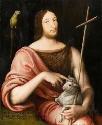 Portrait of Francis I of France (1494-1547) as Saint John the Baptist