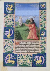 Louis of Orleans Praying before the Christ Child, from the Book of Hours of Louis dOrleans