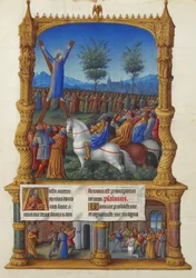 Très Riches Heures du Duc de Berry - The Martyrdom of Saint Andrew