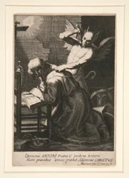 St. Anthony and a Demon