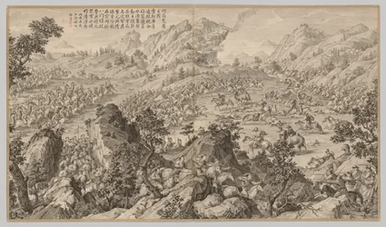 Battle at Aerchuer: from Battle Scenes of the Quelling of Rebellions