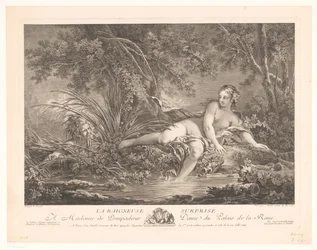Bather Spied Upon by a Pond