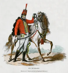 A Hussar, early 19th Century 1882-1884