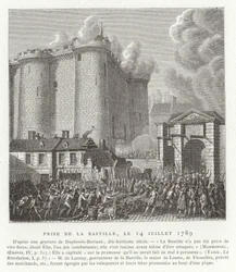 Storming of the Bastille, Paris, French Revolution, 14 July 1789