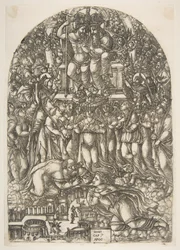 An Innumerable Multitude which Stands before the Throne, from the Apocalypse