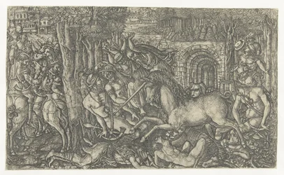 The King Flees from the Unicorn