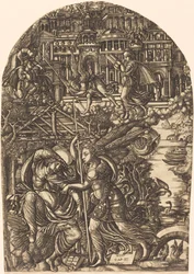 The Angel Shows Saint John the New Jerusalem