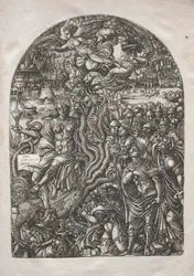 The Apocalypse: Babylon the Harlot, Seated on the Seven-headed Beast