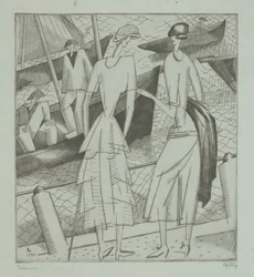 Young Women at the Port