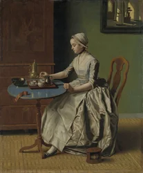A Dutch Girl at Breakfast, c.1756