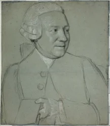Portrait of a Man Holding a Book, Turned to the Right
