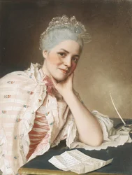 Portrait of the Singer Mademoiselle Louise Jacquet
