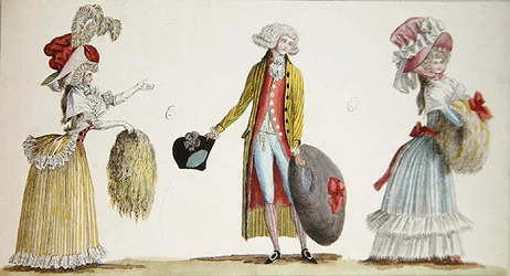 Male and Female Costumes in France