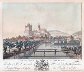 View of Thun from the South, ca. 1770-1780