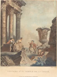 Vestiges of a Temple of Greece