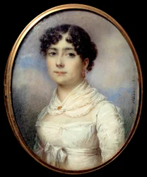Portrait of the English Adventurer Sophie Dawes, Baroness of Feucheres