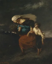 Retreat from the Storm, ca. 1846