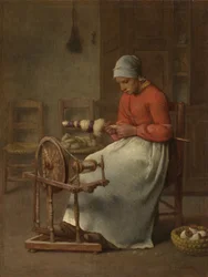 Woman Spinning