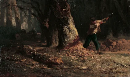 Woodcutter in the Forest