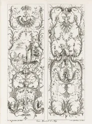 Two Upright Panels