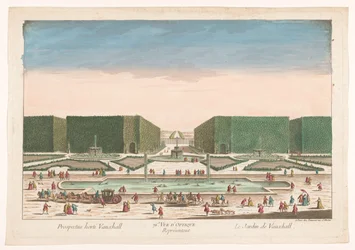 View of Vauxhall Gardens in London