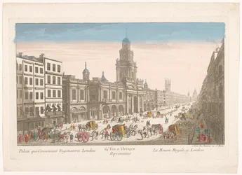 View of the Royal Exchange in London