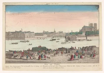 View of the City of Paris from Quai de Miramion