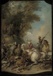 The Lion Hunt, 1735