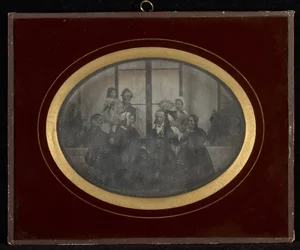 Group Portrait of Eight Members of Eynard-Lullin