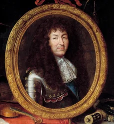 Portrait of Louis XIV King of France (detail)
