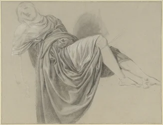 Drapery Study of a Lying Woman