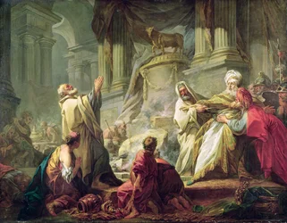 Jeroboam Sacrificing to the Golden Calf