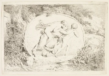 Nymph Riding on a Satyr