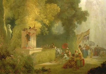 The Fete at Saint-Cloud (detail)