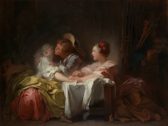 The Stolen Kiss, ca. 1760.