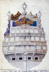 Decoration of the Stern of Le Soleil Royal